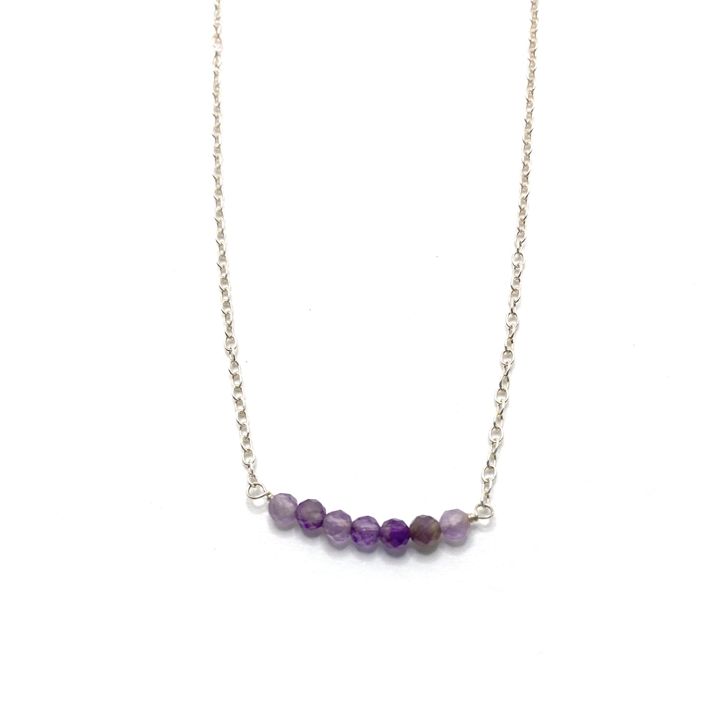 Gemstone Bar Necklace