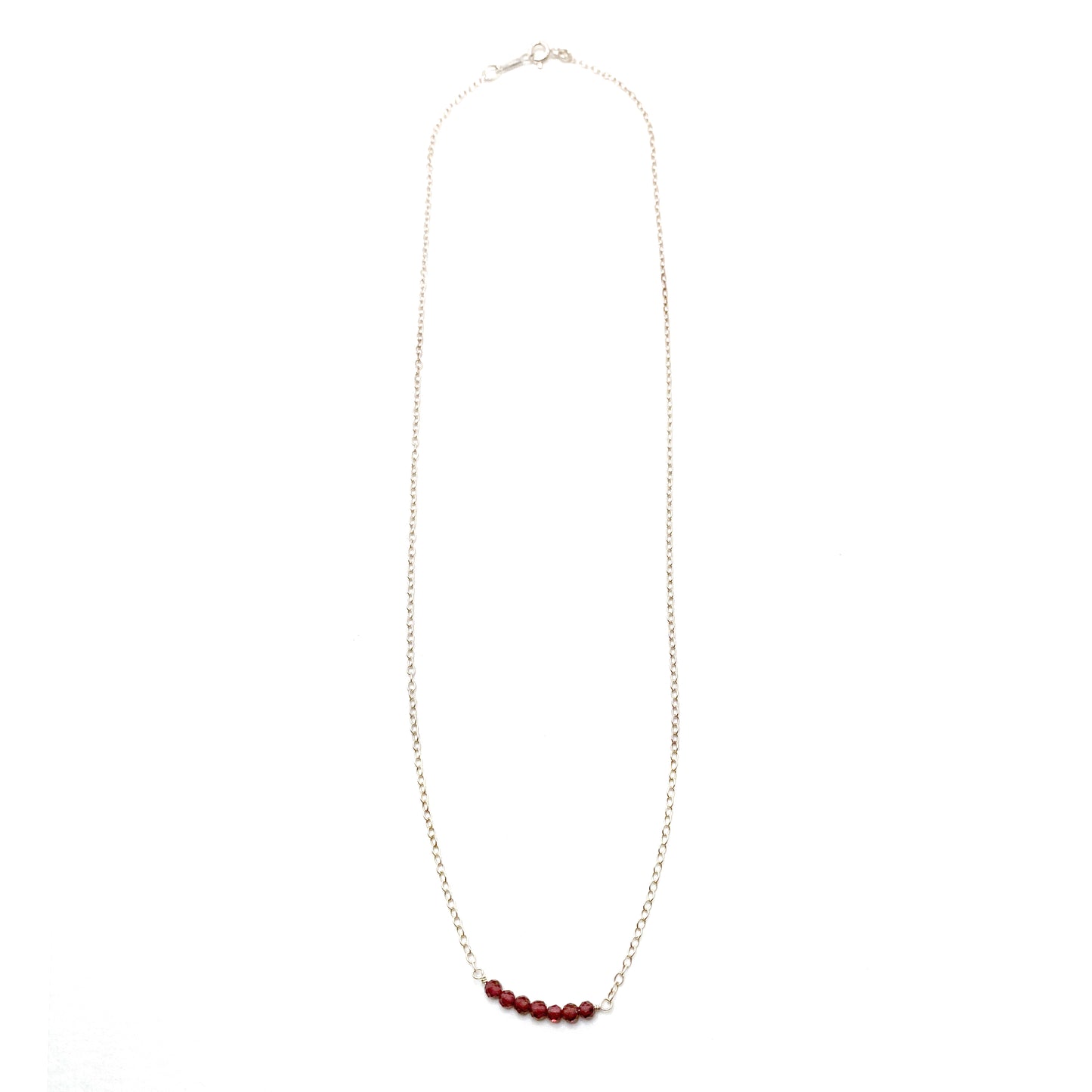 Gemstone Bar Necklace