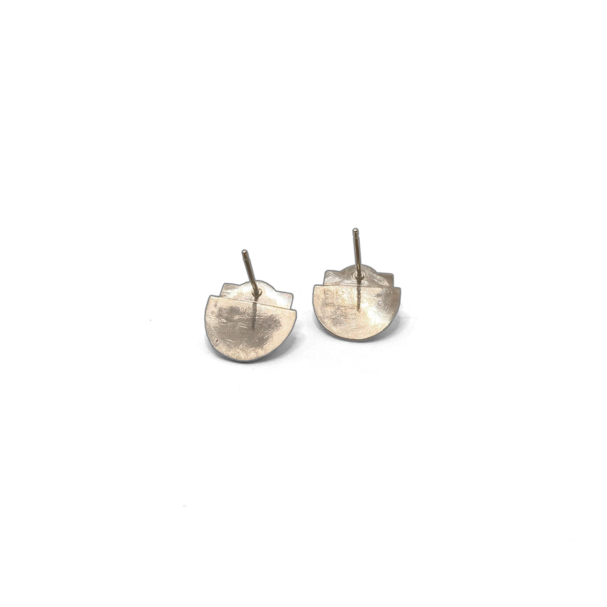 Irma Mini Studs in Sterling Silver and Aventurine