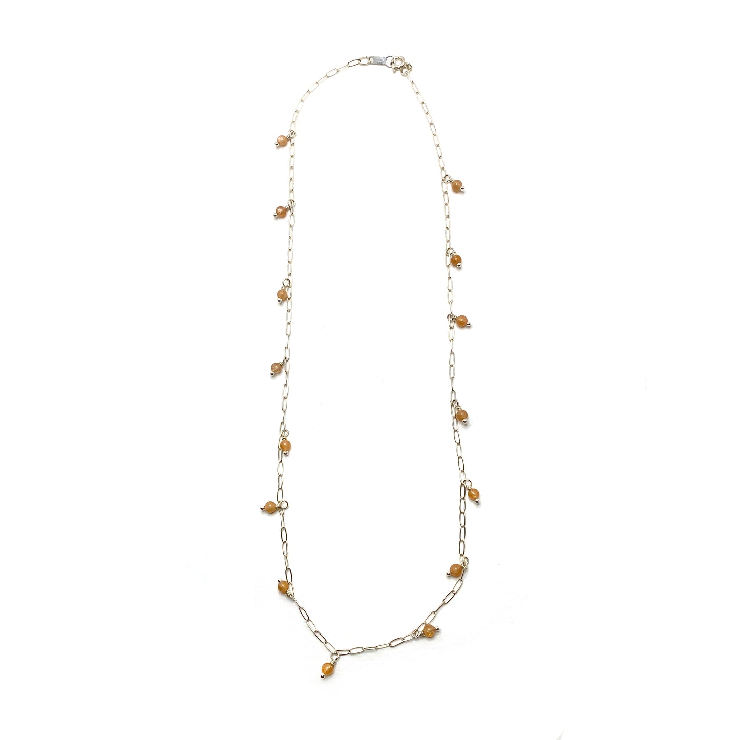 Gemstone Raindrop Necklace