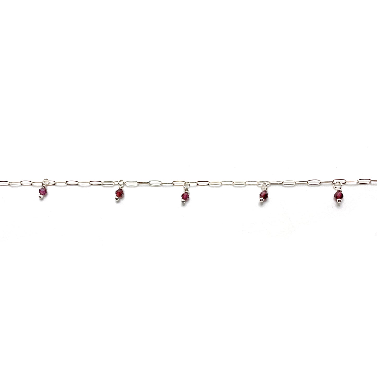 Gemstone Raindrop Necklace