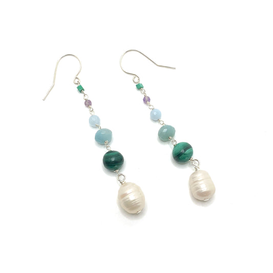 Kelp Forest Droplet Earrings