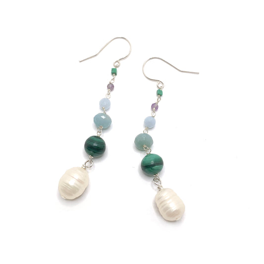 Kelp Forest Droplet Earrings