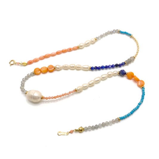 Tidepool Beaded Necklace