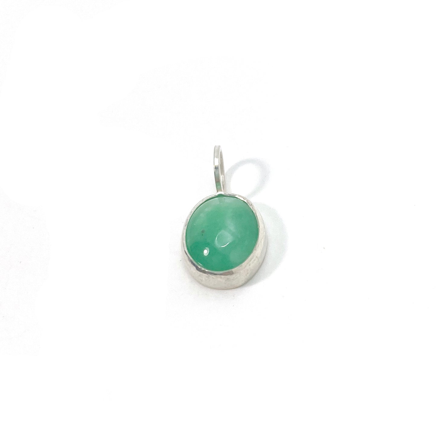 Green Quartzite Oval Pendant