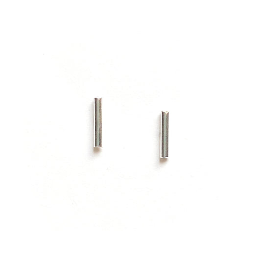 Bar Studs in Sterling Silver