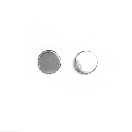 Sterling Silver Circle Studs