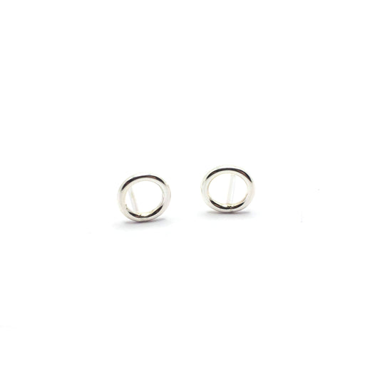 Sterling Silver O Studs