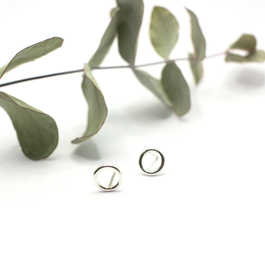 Sterling Silver O Studs