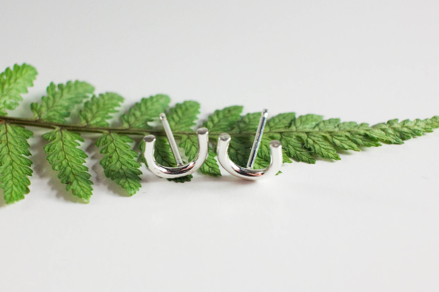 Sterling Silver U Studs